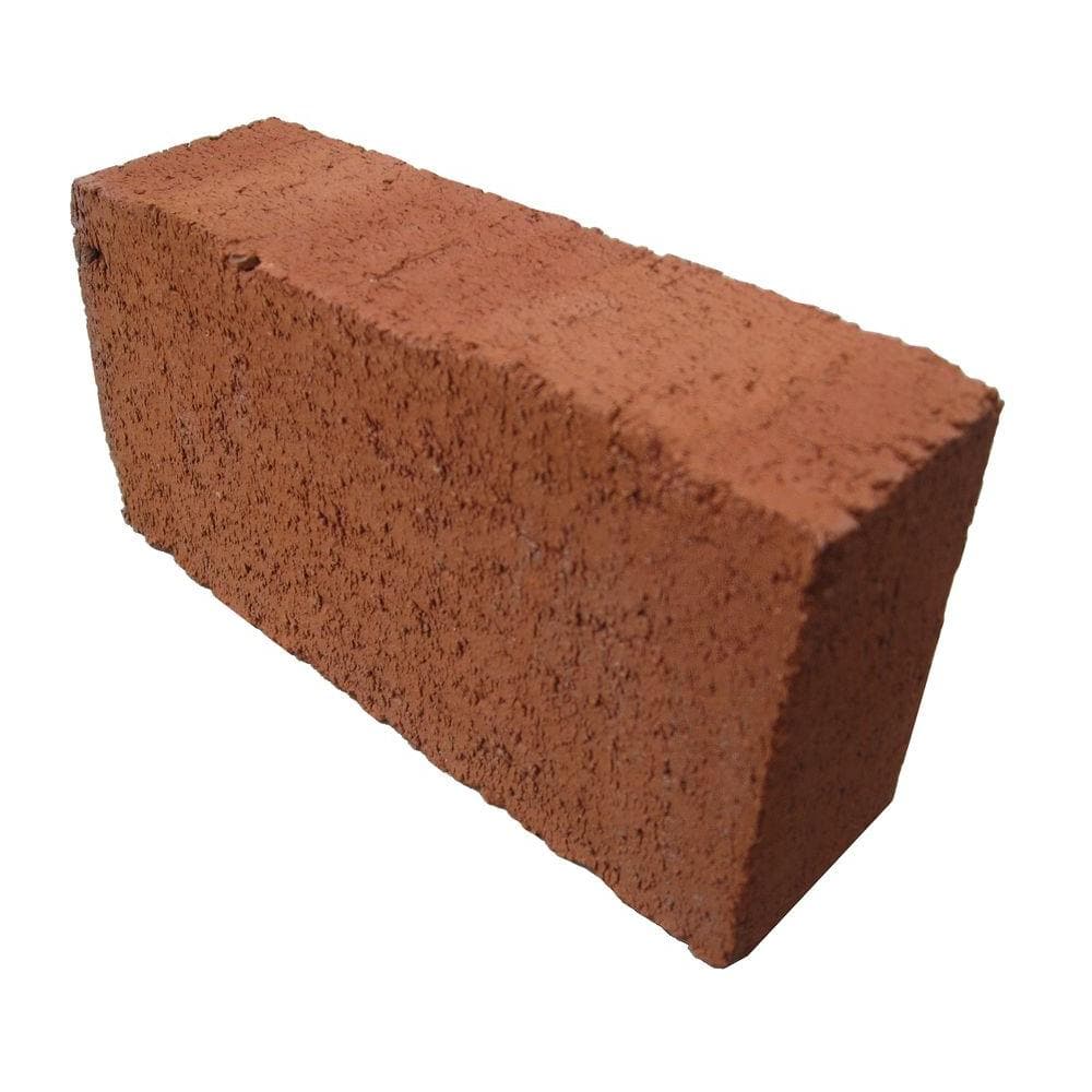 4 in. x 2 in. x 8 in. Red Concrete Brick 100003009 - The Home Depot