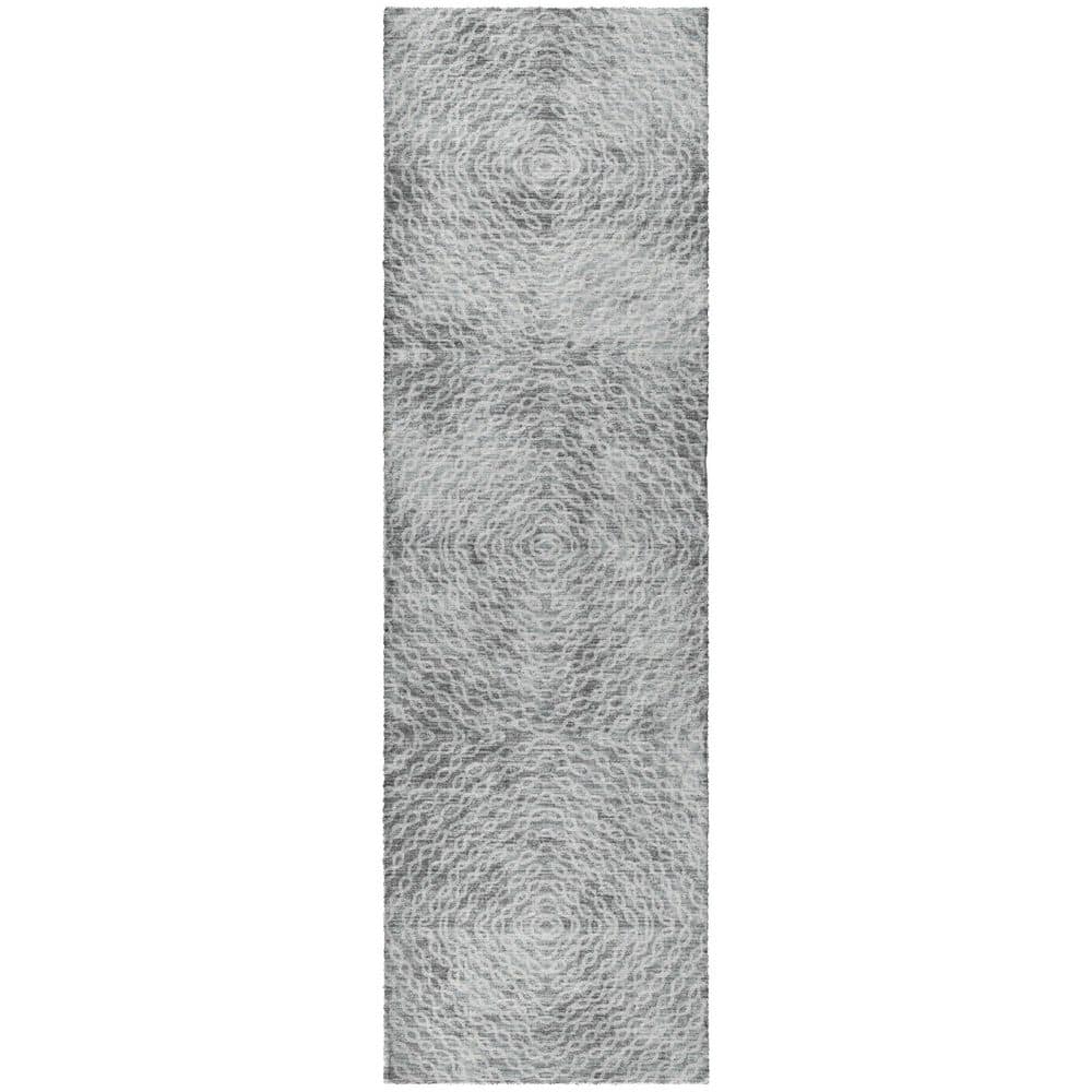 Dream Shag Premium Machine Washable Abstract ADS74 Ash 2 ft. x 7 ft. Runner Rug price history on PriceWatchPro