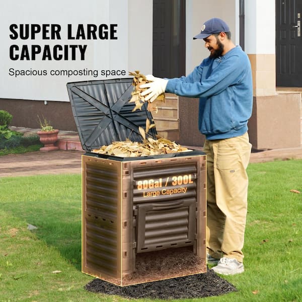 Amazon.com : Garden Compost Bin from BPA Free Material, 80