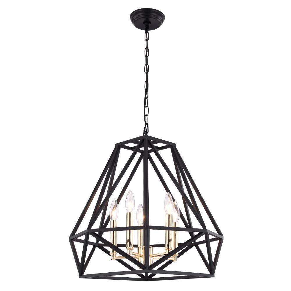 Reviews for Maxax Tallahassee 5 Light Unique Geometric Chandelier