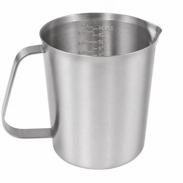 3 Measurement Scales Measuring Cup with Cup Scale, ML Scale, Ounce Scale with Handle(24 oz., 0.7 Liter, 3 Cup)