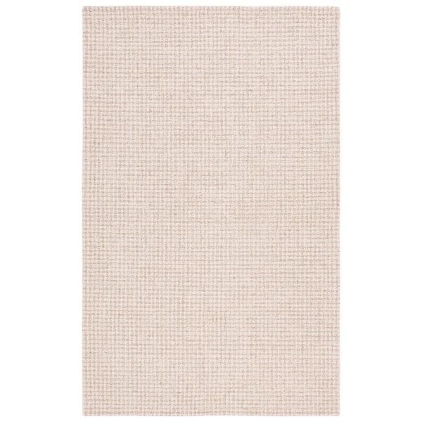 Ebony 8 ft. x 10 ft. Beige/Gold Geometric Tile Checkered Area Rug