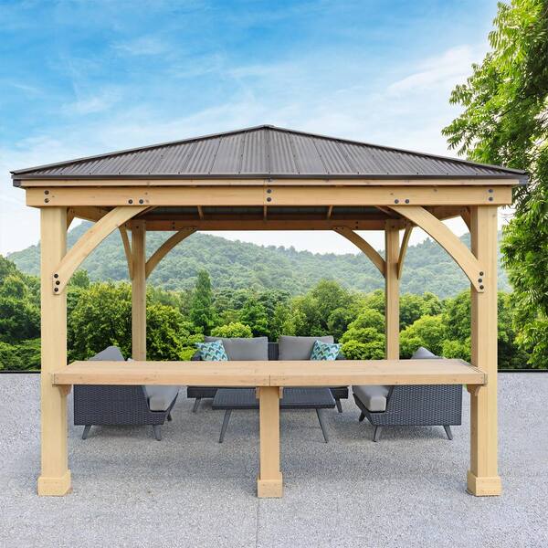 Have a question about Yardistry 12 ft. x 14 ft. Meridian Gazebo with