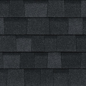 Oakridge Onyx Black Algae Resistant Laminate Architectural Roofing Shingles (32.8 sq. ft. Per Bundle)