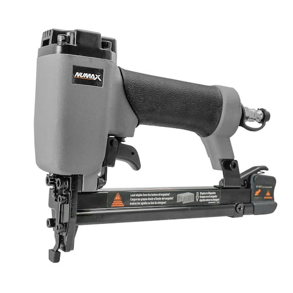 NuMax Pneumatic 20-Gauge 9/16 in. Fine Wire Stapler - Compatible with Arrow T50 Staples