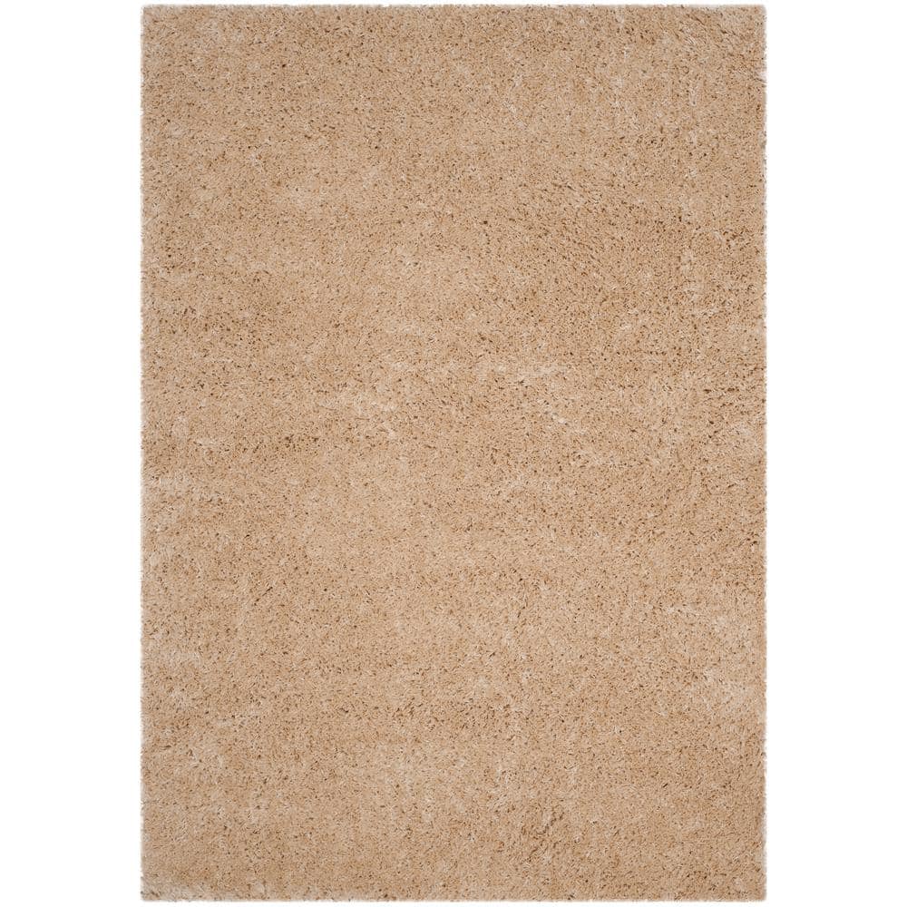 Polar Shag Light Beige 4 ft. x 6 ft. Solid Area Rug price history on PriceWatchPro