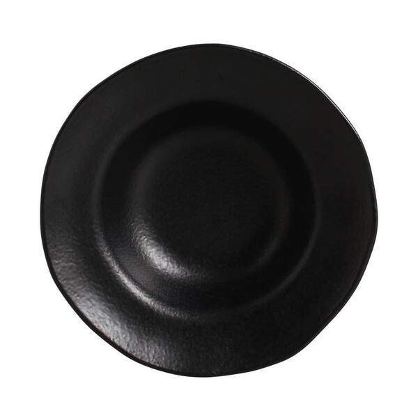 8.1 fl. oz. Matte Black Stoneware Dessert Bowl (Set of 4)