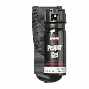Tactical Pepper Gel with Flip Top and Belt Holster
