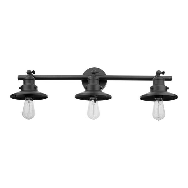Globe Electric 59115 Beaufort 3-Light Oil Rubbed Bronze Sconce
