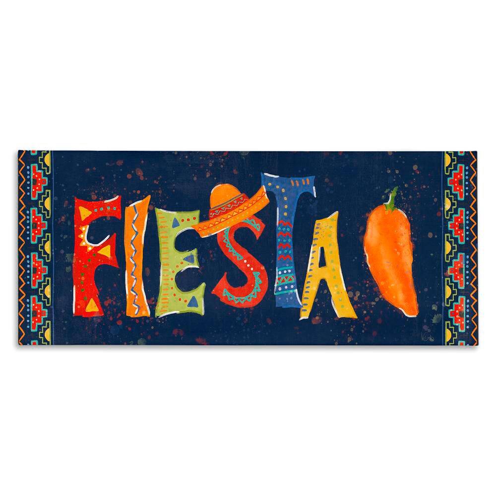 Fiesta with Spicy Pepper by Veronique Charron Gallery Wrapped Unframed Food Graphic Art Print 20 in. x 48 in. price history on PriceWatchPro
