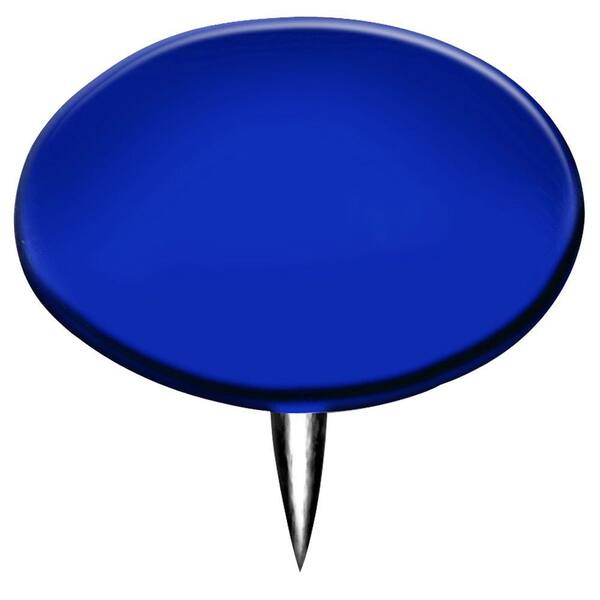 OOK 1 lb. Steel Blue Thumbtacks (40Pack) 10052 The Home Depot