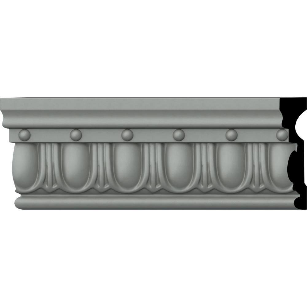 Linus Primed Polyurethane Chair Rail Moulding, 94.5" Length