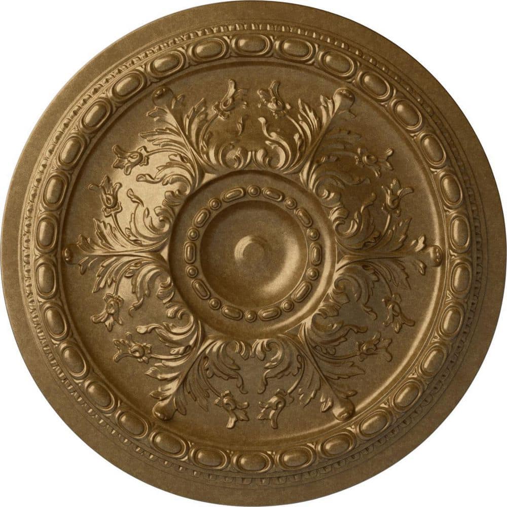 28 in. x 2-3/4 in. Stockport Urethane Ceiling Medallion (Fits Canopies up to 6-1/4 in.), Pale Gold price history on PriceWatchPro