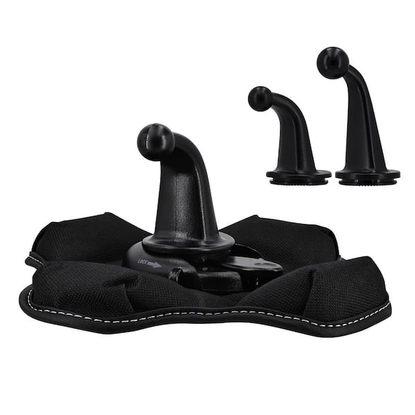 Friction Mount for GPS Vehicle Truck RV Navigator Portable NonSkid Beanbag Dashboard Mount Holder in Black 2-Pack