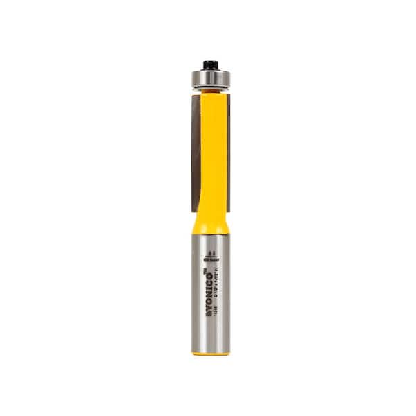 Yonico Flush Trim 1-1/2 in. L 1/2 in. Shank Carbide Tipped Router Bit