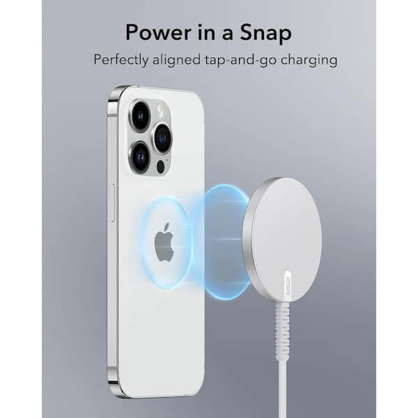 iPhone14 Pro Max 256GBシルバー+純正MagSafe充電器 ESR Wireless Charger with MagSafe for iPhone 15/14/14 Plus/14 Pro
