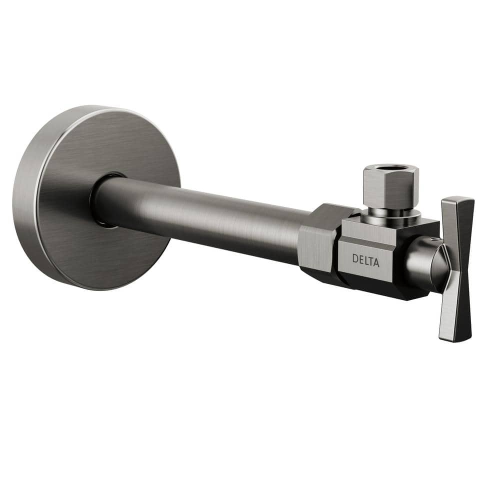 1/2 in. x 7.56 in. L Black Stainless Brass Angled Supply Stop Valve price history on PriceWatchPro