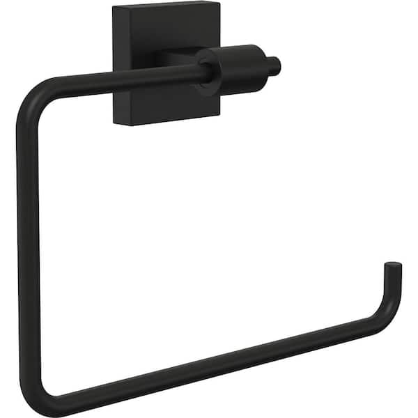 Franklin Brass Maxted Towel Ring in Matte Black MAX46-MB-R - The