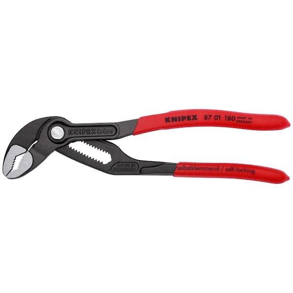 KNIPEX Tools 00 20 06 US2, Juego de 3 pinzas pico de loro tipo cobra (7, 10  y 12) (002006US1)