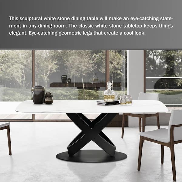 Pure Small Dining Table Base - Rectangle - Allred Collaborative