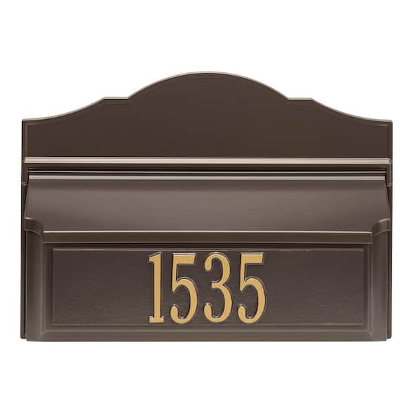 Unbranded Colonial Wall Mailbox Package #2 (Mailbox and Plaque)