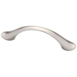 Liberty Vuelo Dual Mount 3 or 3-3/4 in. (76/96 mm) Satin Nickel Cabinet Drawer Pull