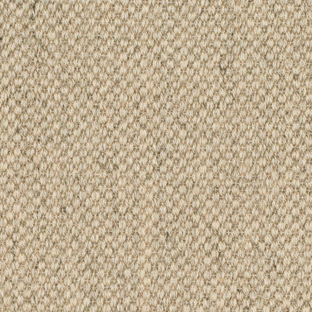 Natural Green Sisal and Jute Area Rug with Cotton Backing