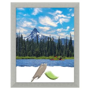 11 in. x 14 in. Silver Leaf Wood Picture Frame Opening Size