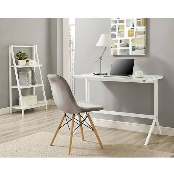 Walker Edison Furniture Company 2-Piece White Office Suite