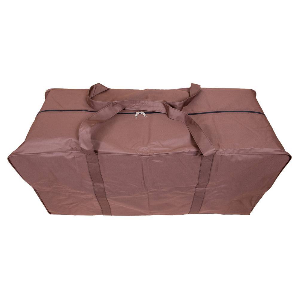 Mocha Cappuccino 58 Inch Polyester Cushion Storage Bag