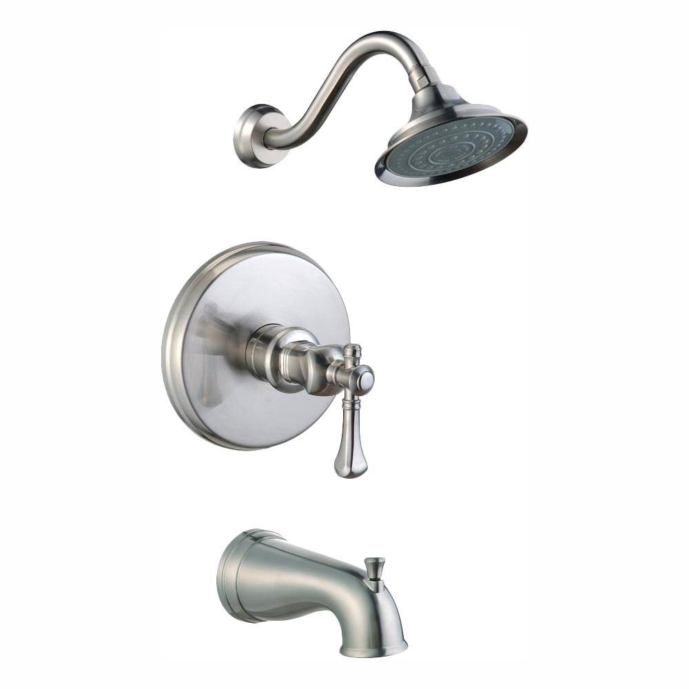 Pegasus Bathroom Faucet Repair Everything Bathroom   Brushed Nickel Pegasus Bathtub Shower Faucet Combos 873w 5004 64 1000 