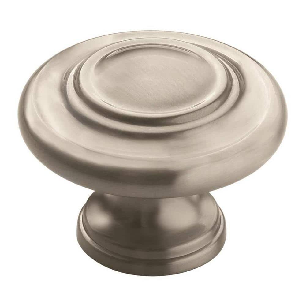 Inspirations 1-3/4 in. (44mm) Classic Satin Nickel Round Cabinet Knob