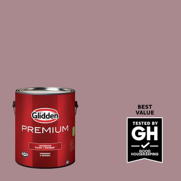Glidden Premium 1 gal. PPG1048-5 Coffee Rose Semi-Gloss Interior Paint