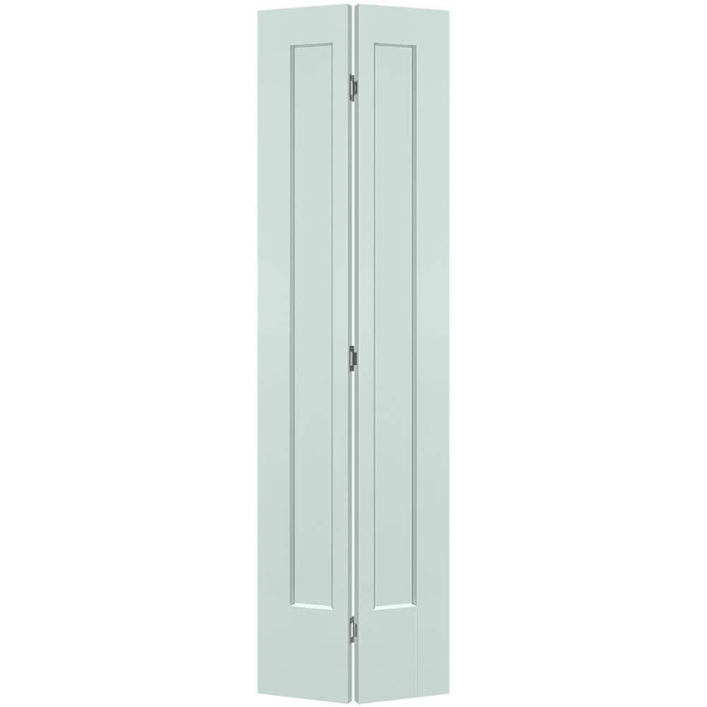 24 in. x 80 in. 1-Panel Lincoln Park Hollow Core Sea Glass Molded Composite Bi-Fold Door price history on PriceWatchPro