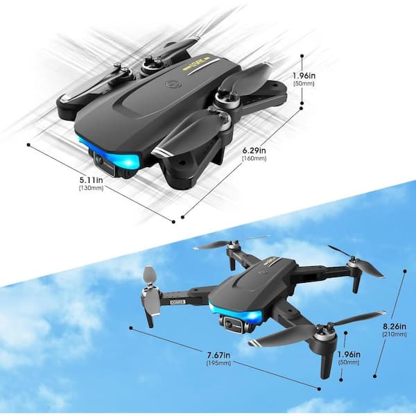 Vrbgify GPS Drone with 4K Camera, Brushless Motor, Foldable