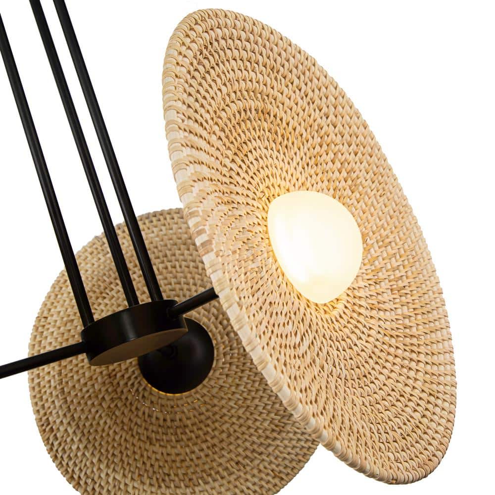 Harbour 18" Bronze and Woven LED Pendant Light
