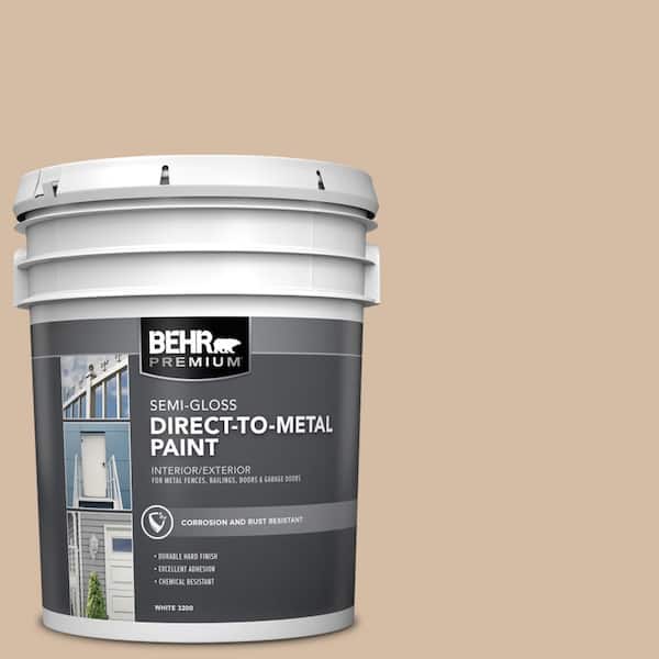 5 gal. #290E-3 Classic Taupe Semi-Gloss Direct to Metal Interior/Exterior Paint