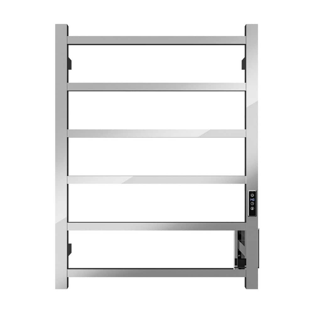 Charles Series Polished Chrome Stainless Steel Wall Mounted Towel Warmer