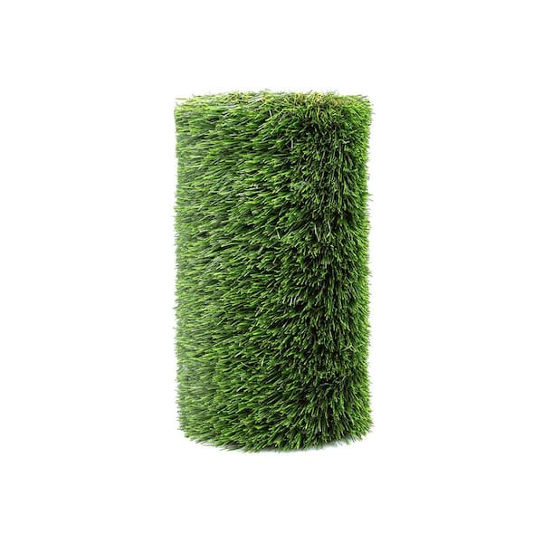 HeatMaxx 15 ft. W x Cut to Length Green and Tan Nylon Artificial Grass Turf