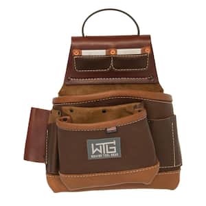 Leather Framer Right Pouch Leather Brown