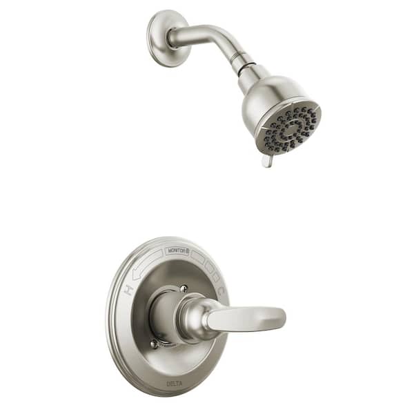 Delta Foundations 1-Handle Shower Only Faucet Trim Kit in Stainless (Valve Not Included)