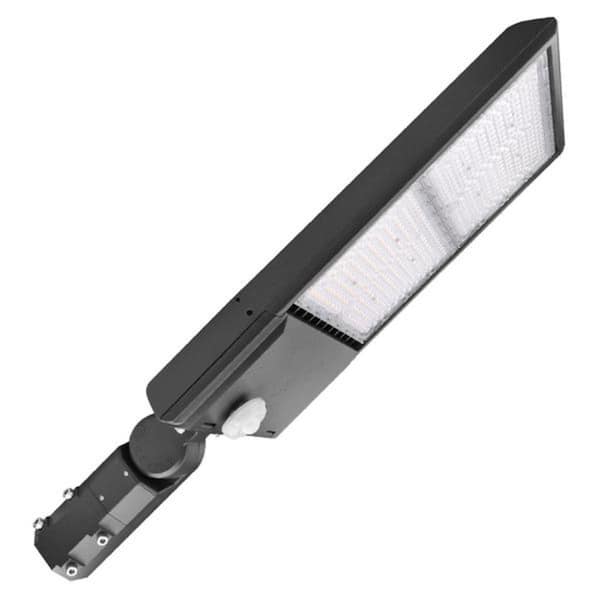 BEYOND LED TECHNOLOGY Bear Adjustable 300-Watt Equivalent Integrated LED Black Slip Fitter Mount Area Light Adjustable CCT 4000K, 5000K, 5700K