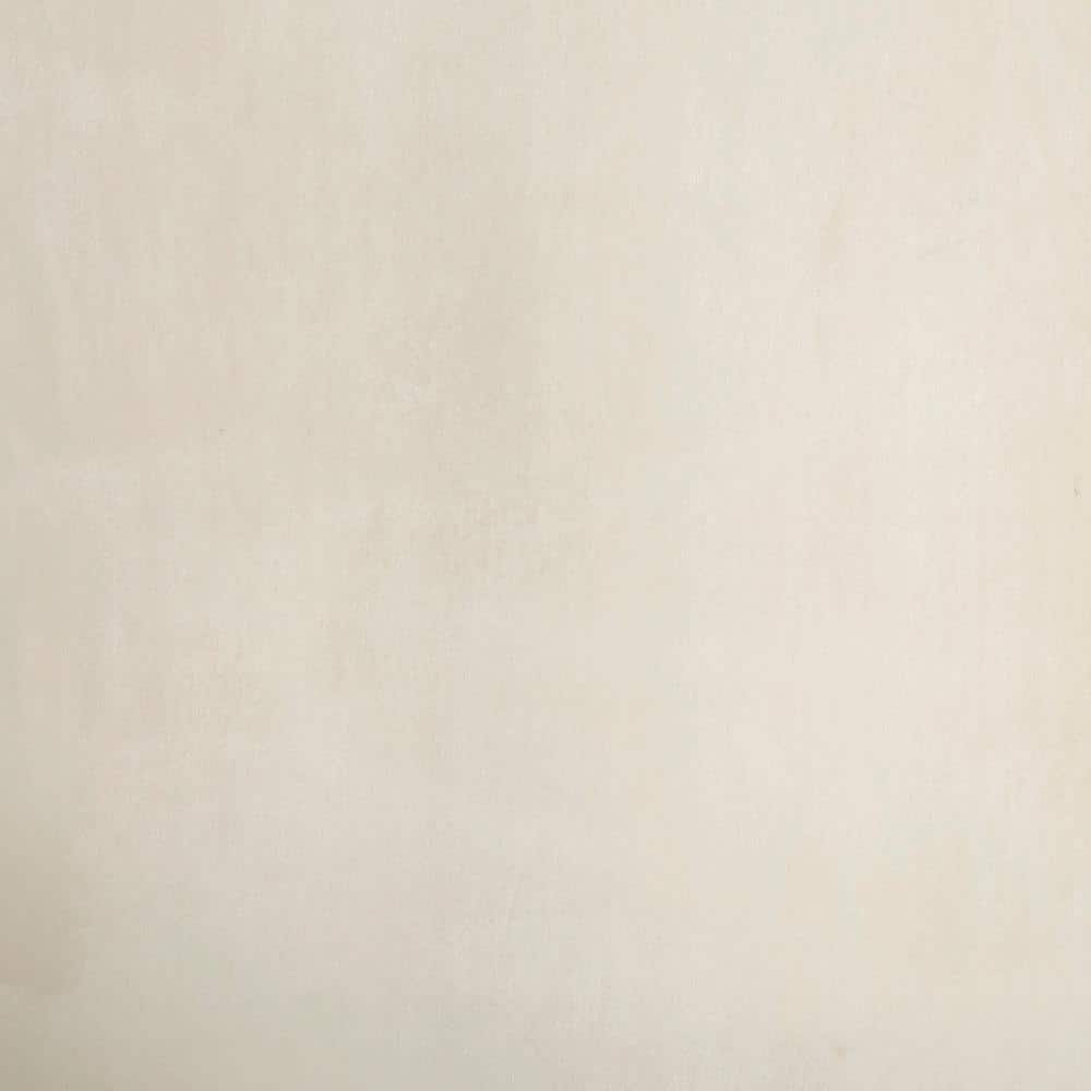 Ivory Ground Length Room Darkening Velvet Curtain Panels