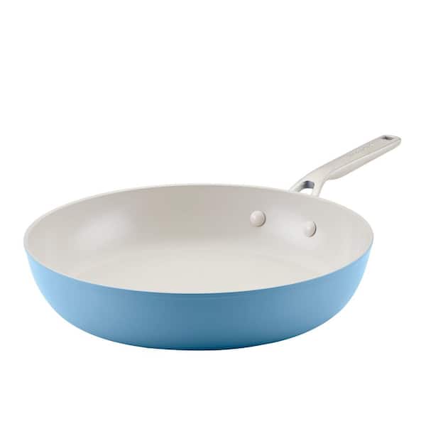 KitchenAid Hard Anodized Ceramic 12 .25 in. Hard Anodized Aluminum Nonstick Frying Pan, Blue Velvet