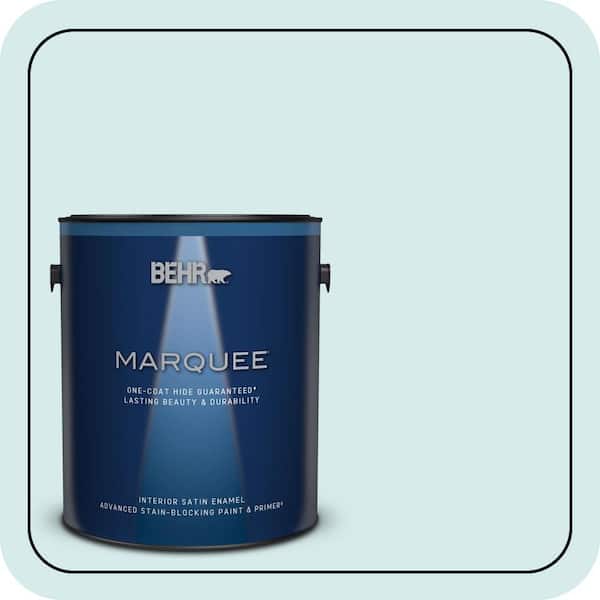 BEHR MARQUEE 1 gal. Home Decorators Collection #HDC-MD-23 Ice Mist Satin Enamel Interior Paint & Primer