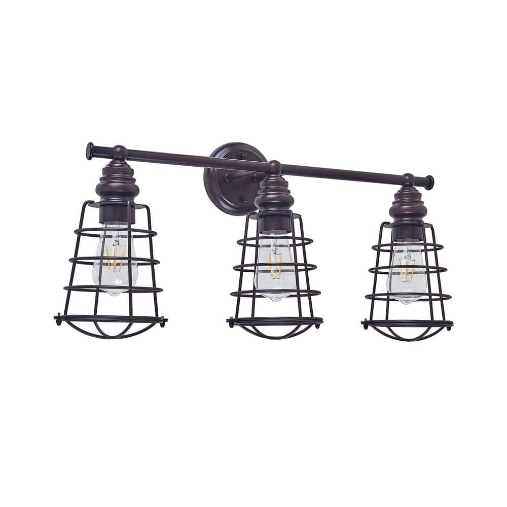 13 in. Oil Rubbed Bronze Outdoor Hardwired Barn Sconce with No Bulbs Includ