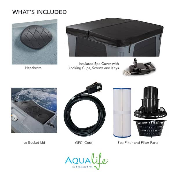 AquaLife Palm Beach 6-7 Person Non-Lounger 30-Jet, 69-Port 120