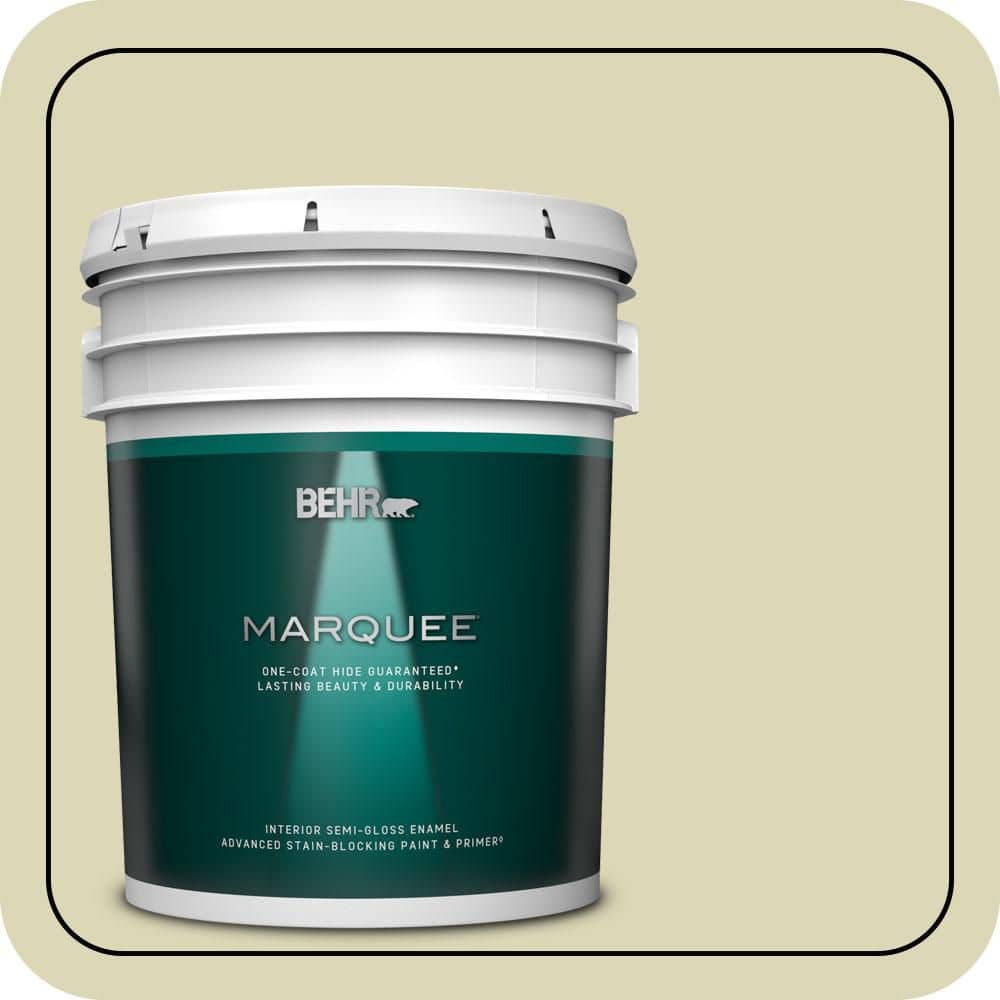 5 gal. #MQ3-14 Springday One-Coat Hide Semi-Gloss Enamel Interior Paint & Primer price history on PriceWatchPro