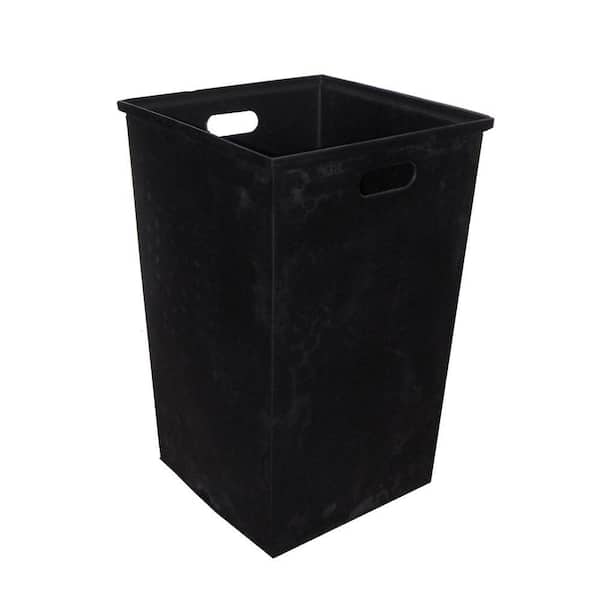 KwicKan Portable Instant Trash Can Waste Container 33-55 Gal ABS Plastic Black 