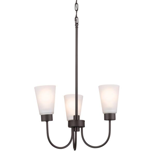 Kichler Erma 3-Light Bronze Transitional Chandelier